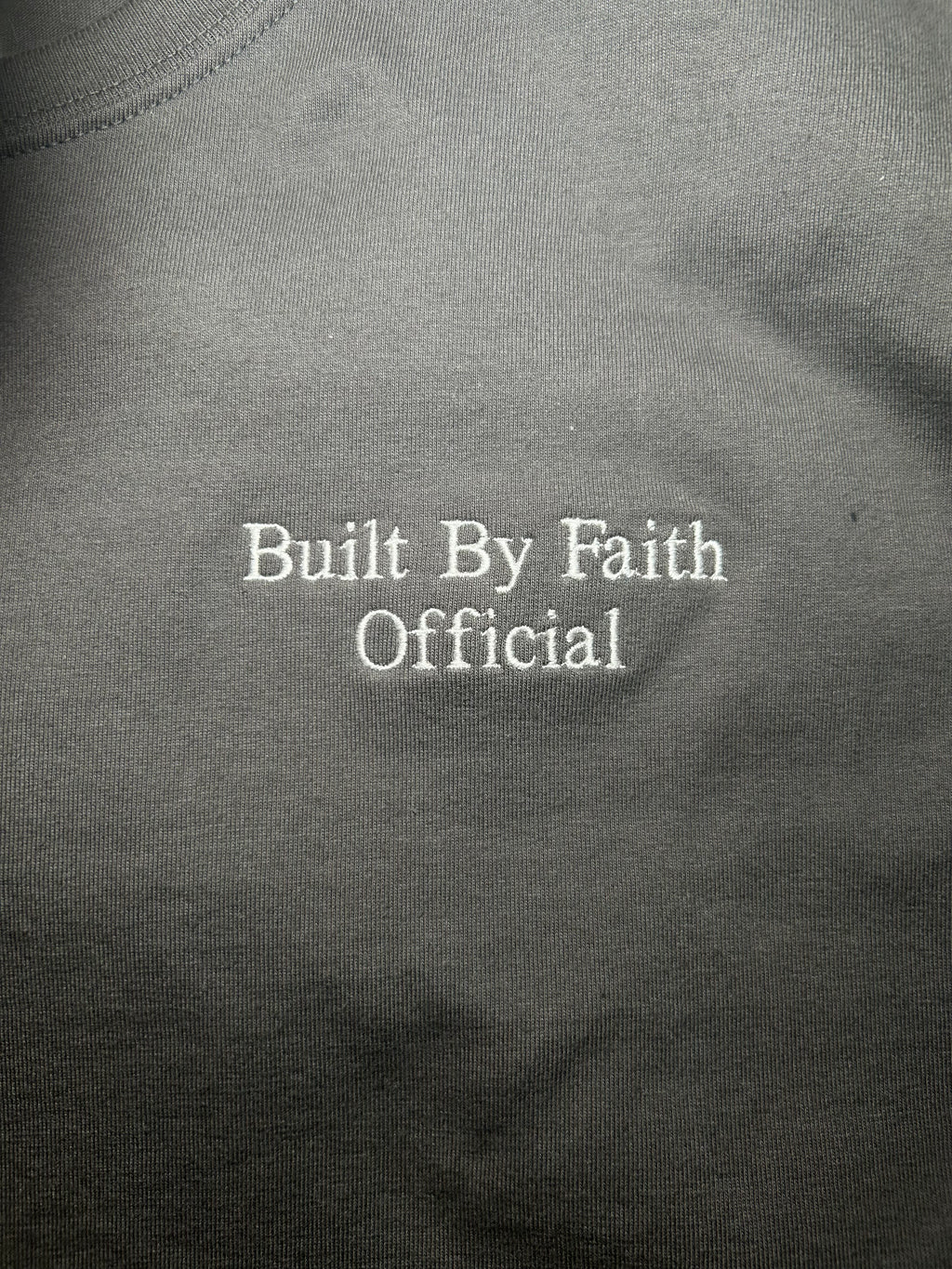 Walk By Faith — Heavy Oversized (Asphalt Grey)